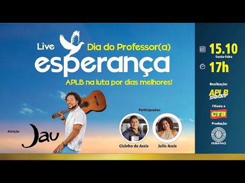  LIVE DIA DO PROFESSOR (A) – ESPERANÇA