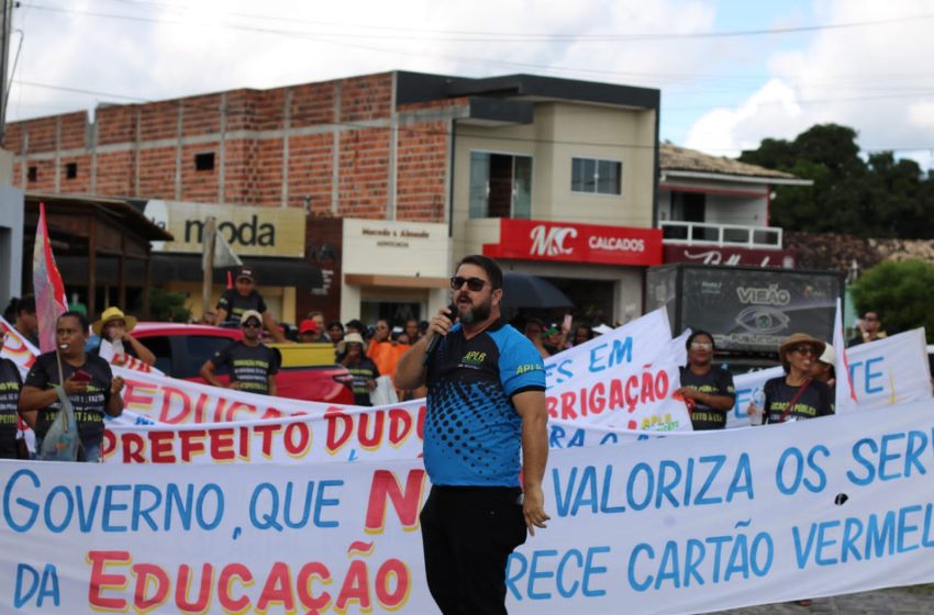  Conde: Professores da Rede Municipal realizam paralisação de 24h