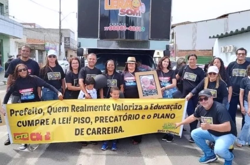  7 de Setembro – Belo Campo-BA: Prefeito tenta impedir manifestação de professores em desfile cívico