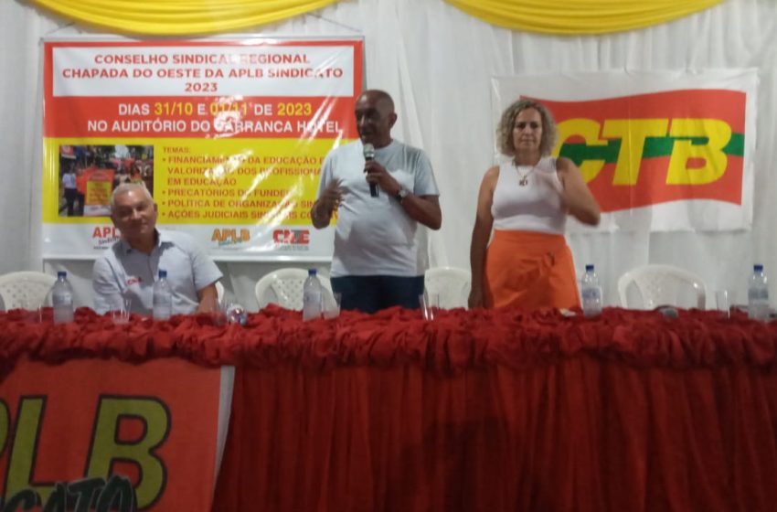  Conselhos da APLB no interior têm participação de Rui Oliveira e Heleno Araújo