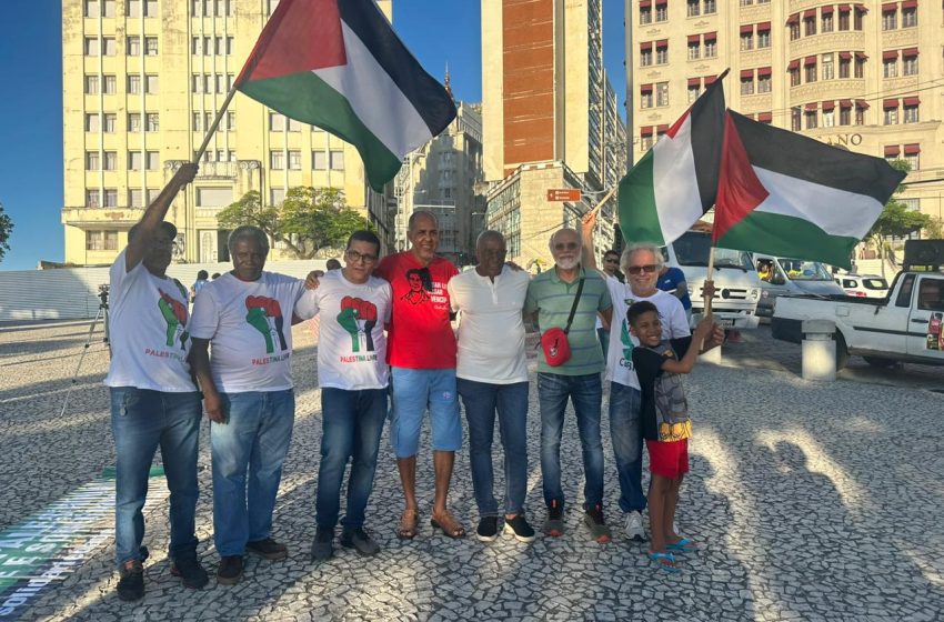  Dia de Solidariedade à Palestina – Manifestações acontecem em todo o Brasil e a APLB marca presença em ato na Praça Castro Alves