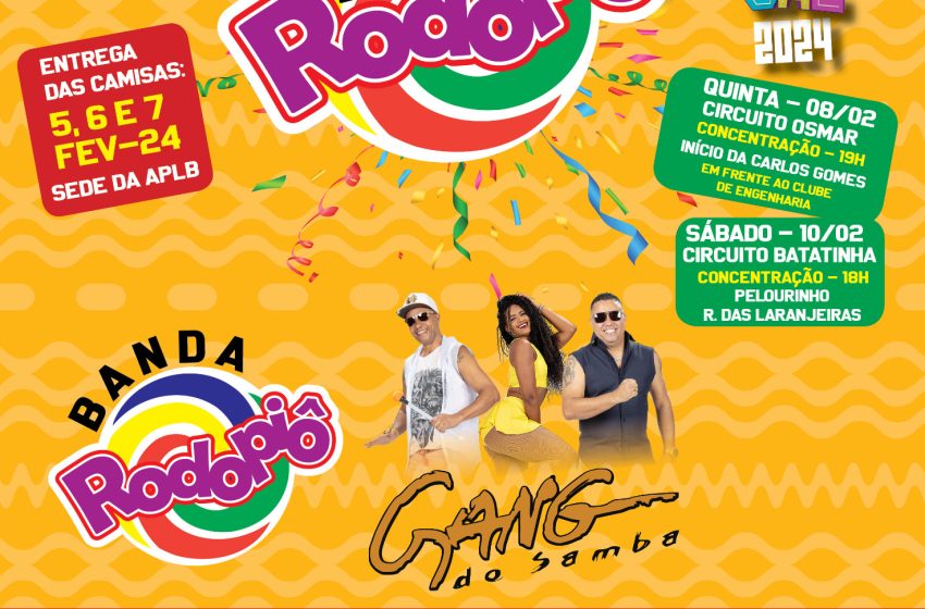  Carnaval 2024: Bloco e Banda Rodopiô comandam a folia da Educação; participe!