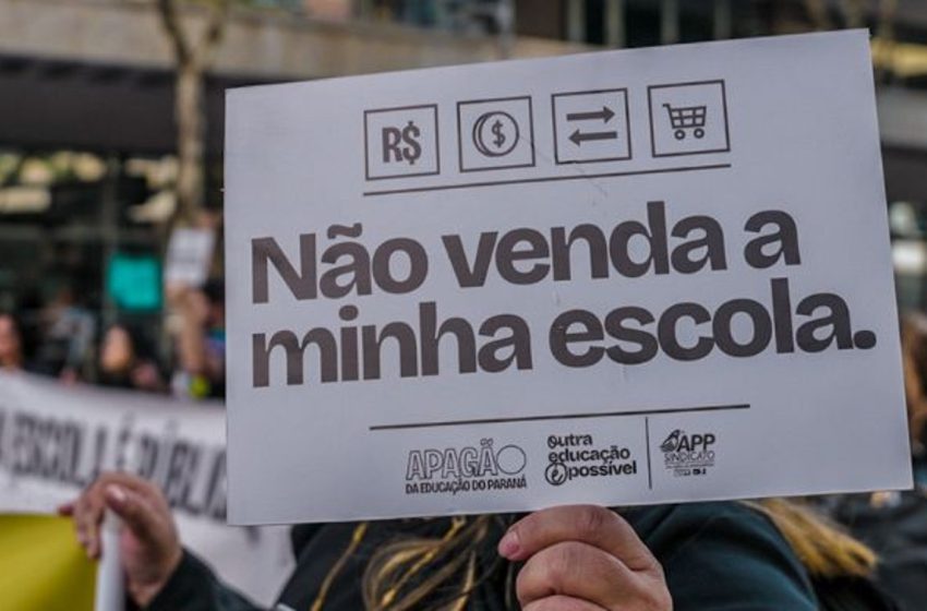  EDUCAÇÃO EM RISCO! APÓS O PARANÁ, SÃO PAULO TAMBÉM BUSCA PRIVATIZAR ESCOLAS