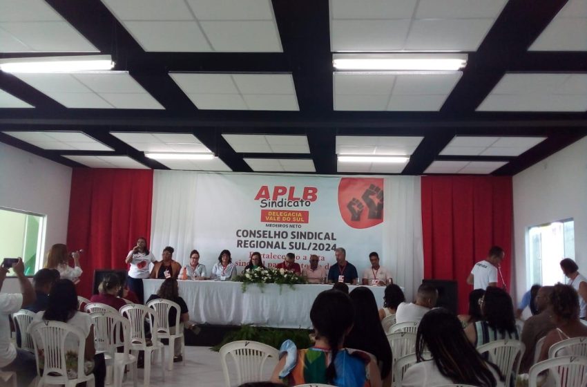  APLB-Vale do Sul realiza conselho sindical para debater direitos dos educadores