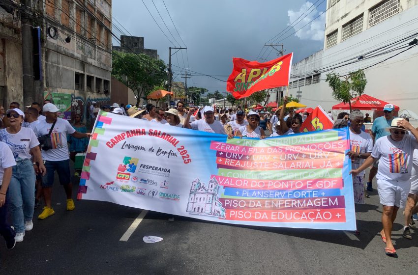  Tradição: APLB leva pauta da categoria para a Lavagem do Bonfim 