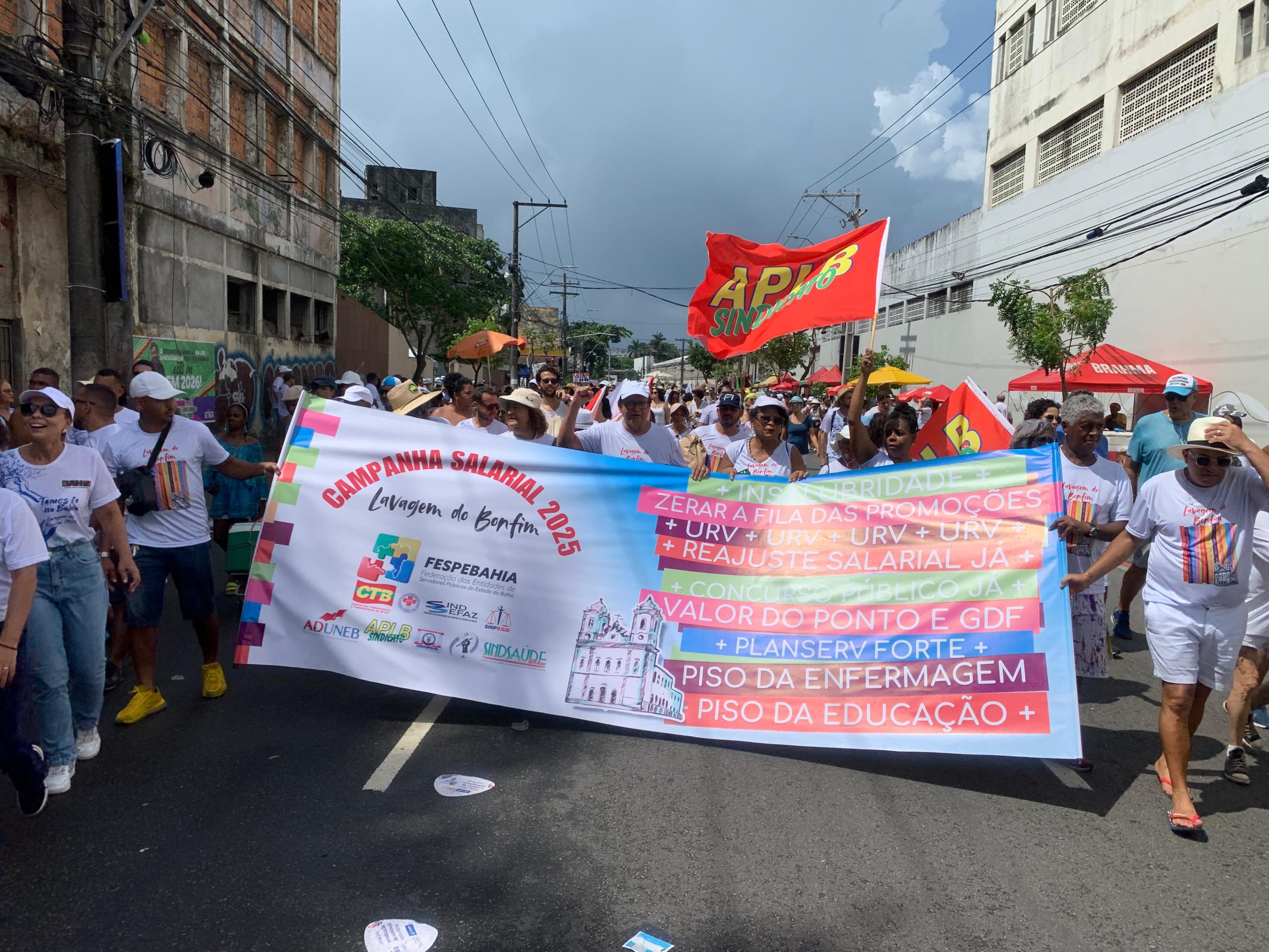 Tradição: APLB leva pauta da categoria para a Lavagem do Bonfim 